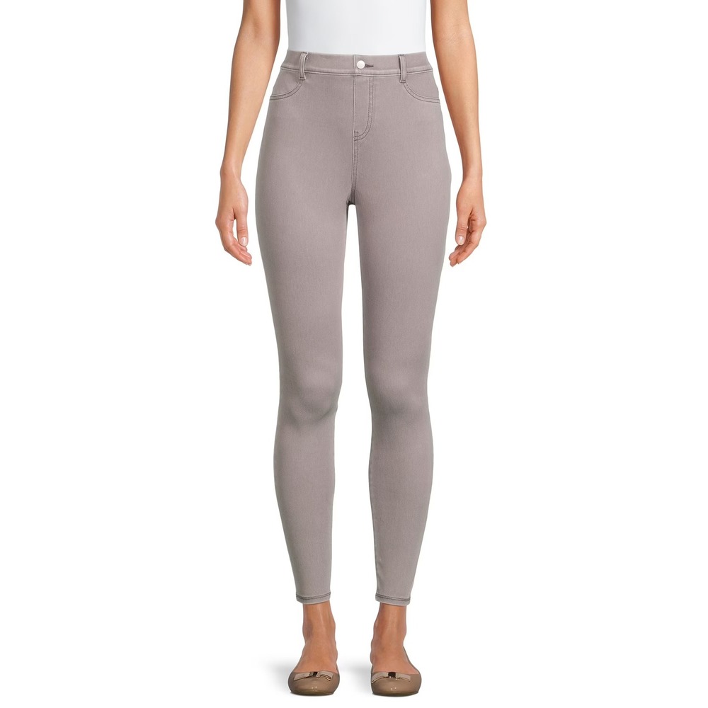 Time and Tru Women Grey High Rise Skinny Jeggings